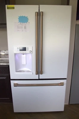 GE Cafe CFE28TP4MW2 36" Matte White French Door Refrigerator NOB #153564 BP - Image 1 of 4