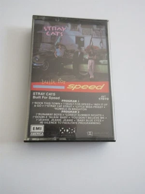 Stray Cats Built For Speed 1982 Cassette EMI America 4XT 17070 - Image 1 of 4