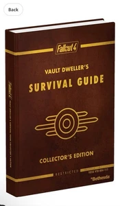 Fallout 4 Vault Dwellers Survival Guide Hardcover Collector's Edition Never Used - Picture 1 of 1