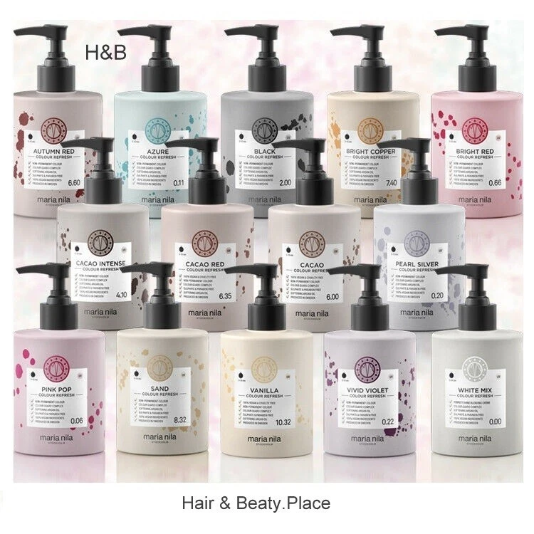 Maria Nila Color Refresh - Todos los Tonos 300mls Perla Plata 0.20 - Negro 2.00 Foto 1 de 1