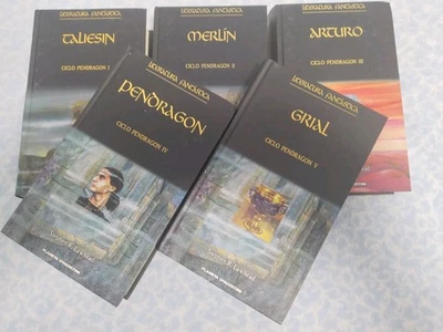 CICLO PENDRAGON COMPLETA, TALIESIN MERLIN ARTURO GRIAL, PLANETA TAPA DURA - Imagen 1 de 4