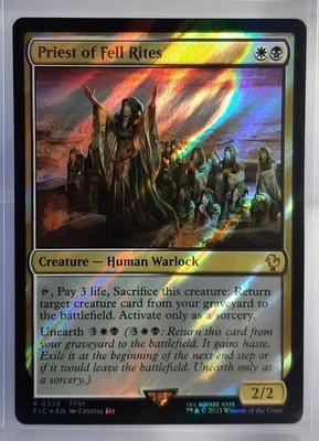 Priest of Fell Rites - Rare/Surge Foil - Commander: FINAL Fantasy Coll. Edition - Bild 1 von 2