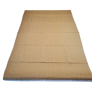 Cotton Fabric Golden Brown Vine Leaf Print 27x44” Nancy Rink Studio 37 Marcus - Picture 1 of 12