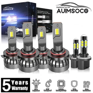 6x Combo 9005 9006 LED Headlight 880 Fog Light Bulbs For Nissan Titan 2004-2015 - Picture 1 of 17