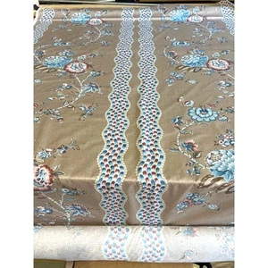 Vintage Upholstery Fabric Bloomcraft Luther Travis Floral Chintz Indienne BTY - Picture 1 of 10