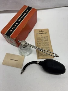 Vintage DeVilbiss Made ATLAS ATOMIZER NO. 24 Glass Spray Bottle In Box - Picture 1 of 4