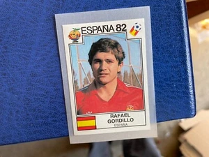 PANINI ESPANA 82 GORDILLO N 299 RECUPERATA/REMOVED - Picture 1 of 2