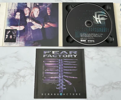 Fear Factory Demanufacture CD Digipak LIMITED ED. 1996 BONUS TRACKS! RARE! OOP! - Image 1 of 4