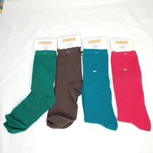 NWT Gymboree Lot of 4 Girls Sz 5-7 (11-13 Shoe) Bow Midi Knee High Socks  - Picture 1 of 2