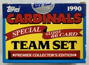 1990 Topps Glossy Cardinals Factory Sealed 66 Card Team Set - Picture 1 of 6