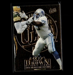 1995 Fleer Ultra - Lomas Brown #98 Gold Medallion - Bild 1 von 2