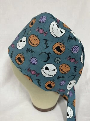 Gorra Exfoliante Quirúrgica Hombre/Mujer Forrada Esqueleto Vacaciones 100% Algodón Foto 1 de 3