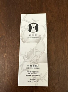 One Skin OS-01 SHIELD Protect + Repair SPF 30 Untinted 40ml - NIB (Factory Seal) - Picture 1 of 7