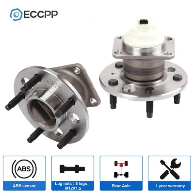 Cojinete de cubo de rueda trasero de 2 piezas para Chevy Impala Monte Carlo Pontiac Grand Prix Buick Foto 1 de 4