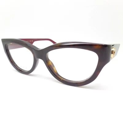Auténticas monturas de gafas Gucci GG1665O 006 Habana verde rojo 53 mm RX Foto 1 de 4
