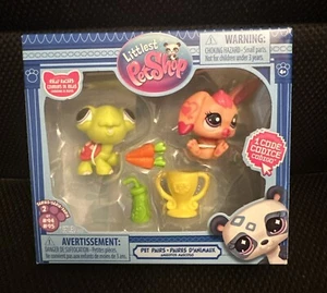 Littlest Pet Shop Gen 7 LPS Pet Pairs Series 2 #94 Turtle #95 Pink Rabbit NEW - Picture 1 of 3