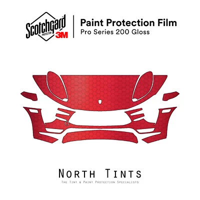 Porsche Macan Turbo 2014-2018 Serie 3M PRO Película de Pintura Precortada Sujetador Transparente Kit PPF Foto 1 de 4