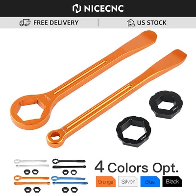 Tire Lever Set Combo Wrench 32mm 22/27mm For KTM 450 500 EXCF Six Days 2017-2022 - Image 1 of 4