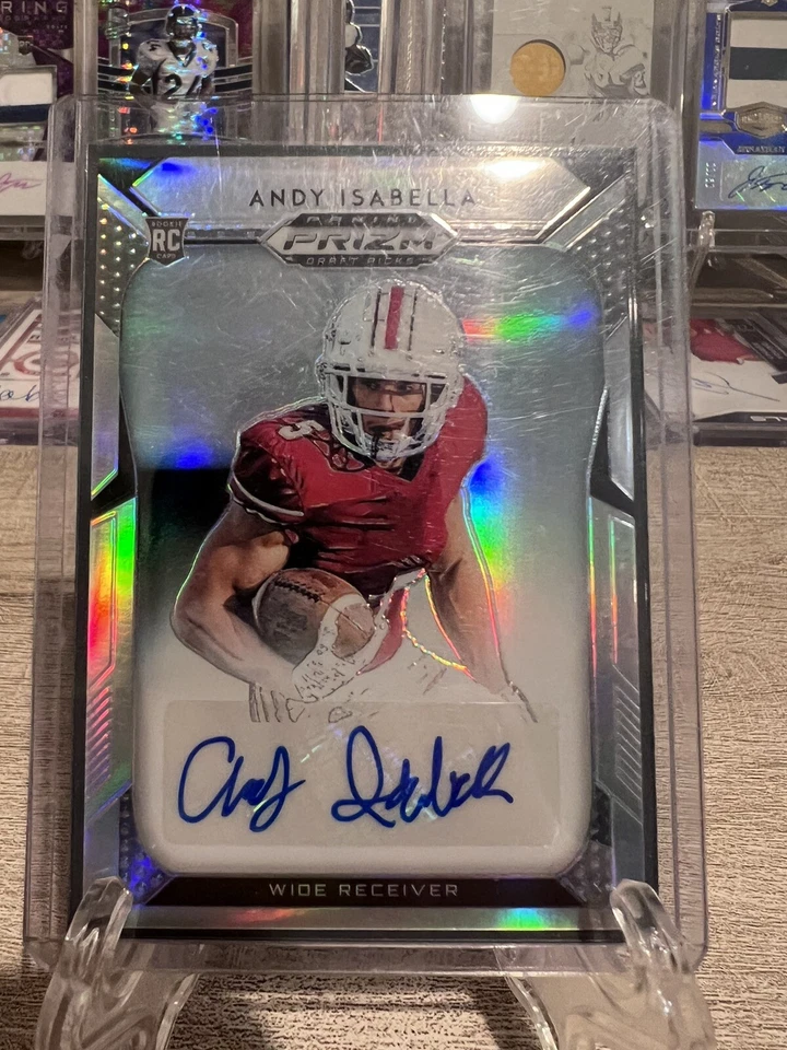 2019 Prizm DP Andy Isabella Silver Prizm Rookie Autograph Auto RC #280 K740 - Image 1 of 1
