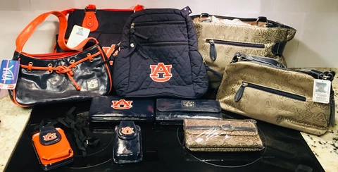 AUBURN TIGERS MENS WOMENS WALLETS CELLPHONE HOLDERS PURSE BAG BACKPACK BELTCLIP Cover
