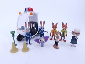 Zootropolis Lot Bundle Tomy Miniature Figures Figurines Movie