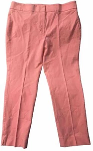 Talbots Chatham Ankle Pants Womens 16W Chino Cotton Rayon Pink - Picture 1 of 11