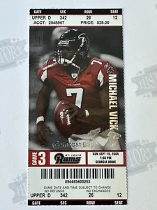 2004 St Louis Rams at Atlanta Flacons Ticket 9/19/04 - Picture 1 of 1