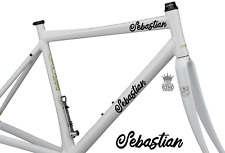 2 x Personalised Bike Name Vinyl Decal Stickers - Winter Font Custom cycle bmx