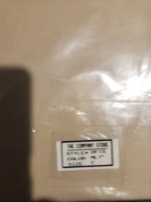 The Company Store Style DF15 Nueva Sábana Plana Tamaño Completo 100% Algodón TAN Foto 1 de 2