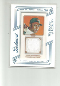 2010 TOPPS 206 MINI FRAMED RELICS PIEDMONT #MT MIGUEL TEJADA   PANTS   B58