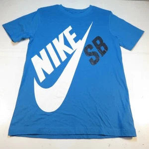 NEW NIKE SB SKATEBOARDING SKATEBOARD SKATE SKATER TEE T SHIRT Boys XL Blue  - Picture 1 of 2