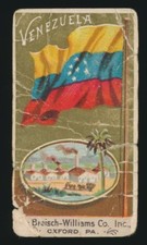 1900 E17 Breisch-Williams Caramel FLAG SERIES -Venezuela (Blank Back Version)