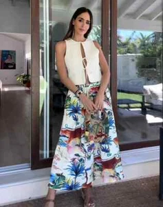 FALDA MIDI ESTAMPADA MUJER ZARA NUEVA COLECCIÓN TALLA S REF. 2516/158 - Imagen 1 de 5