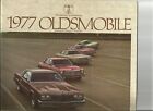 Brochure de vente originale 1977 Oldsmobile Cutlass, Omega et Starfire, catalogue