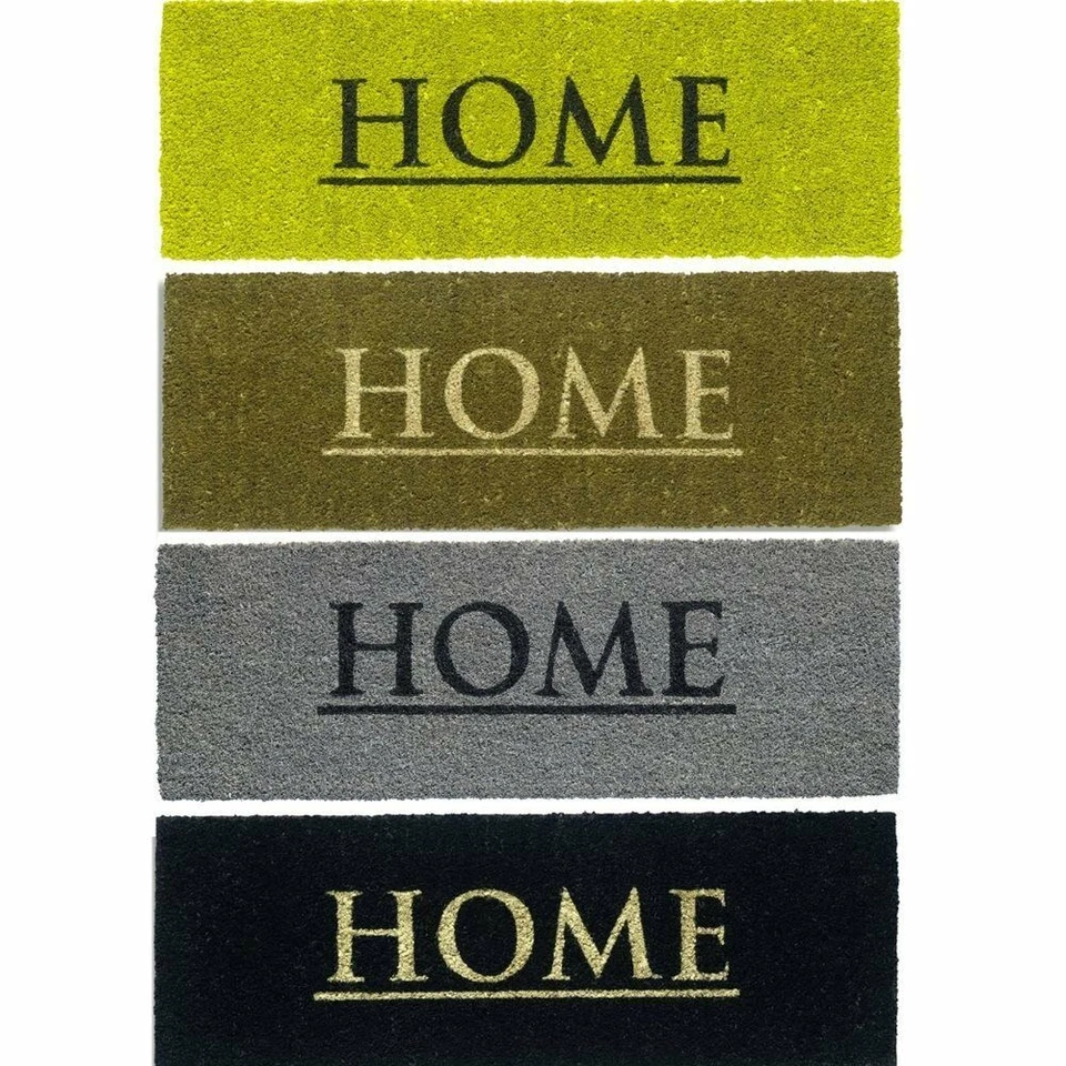 Kokosmatte Fußmatte Schmutzfangmatte Türmatte Home Druck Bodenmatte 26x75cm - Bild 1 von 1