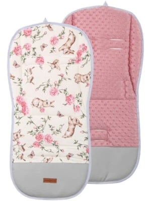 BABYMAM Universal doppelseitig weicher Kinderwagen Sitzbezug Kinderwagen Buggy Secret Garden