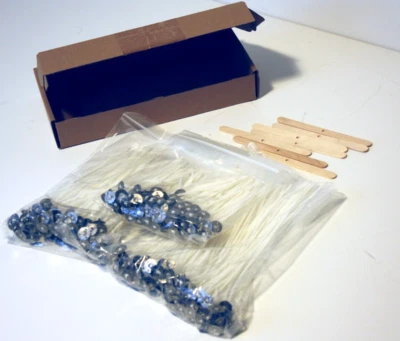 Candle Wicks Kit 3 Sizes of Pre-Waxed Cotton  ~300 Pcs for Candle DIY - Image 1 of 4