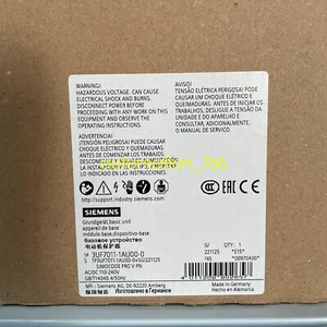 1PC New Siemens 3UF7011-1AU00-0 Module Via DHL or FedEx - Picture 1 of 1