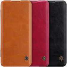 Original Nillkin Retro Qin Flip Leather Case Cover For Huawei Cell Phones Plain