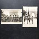 Liberation Of Paris American Troops Vintage Postcard Lot of 2 Unused