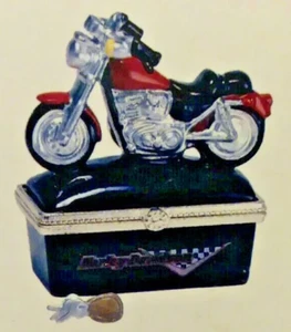 PHB MIDWEST OF CANNON FALLS Trinket HARLEY DAVIDSON SPORTSTER W KEYS VINTAGE D87 - Picture 1 of 3