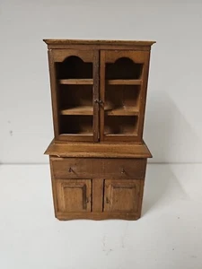 Vintage Miniatur Shackman China Stall Holz Puppenhaus Schrank Schrank - Bild 1 von 5