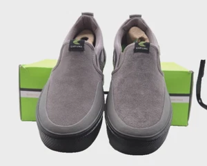 NEW Cariuma SLIP-ON Gray Suede Sneaker Shoes Unisex Men 8 /Women 9.5 MSRP $119 - Picture 1 of 5