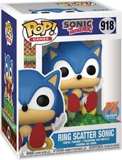 Funko Pop Sonic Ring Scatter Sonic Figure w/ Protector PX Exclusive