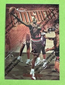 1996-97 Topps Finest Finishers Michael Jordan Card W/ Coating #39