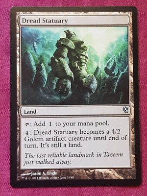 Magic The Gathering DUEL DECKS JACE VS VRASKA DREAD STATUARY land card MTG - Image 1 of 2