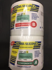 PROCHIMA Gomma siliconica Nuova GSP 400-N plasmabile bicomponente1:1 1kg - Foto 1 di 1