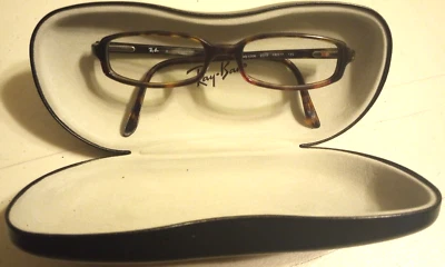 Ray-Ban Eyeglasses RB 5006 2012 Tortoise Oval Frame Italy 48-17-135 with Case - Image 1 of 4