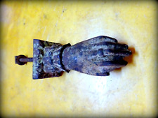 An Antique circa 1800 Cast Iron Door Knocker in the form of A Hand I