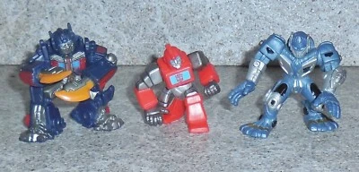 Transformers Robot Heroes OPTIMUS IRONHIDE PROTOFORM OPTIMUS Lot of 3 - Image 1 of 2